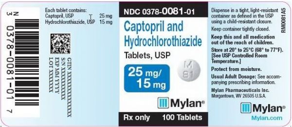 Thuốc Captopril + Hydrochlorothiazide - Điều trị tăng huyết áp