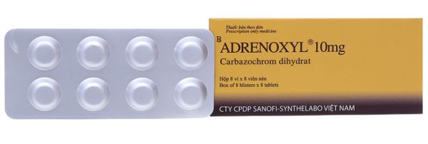 Thuốc Carbazochrome - Tác dụng cầm máu