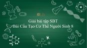 Giải bài tập SBT Sinh học 8 Bài 2: Cấu Tạo Cơ Thể Người