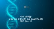 Giải SBT Sinh 12 Bài 17: Cấu trúc di truyền của quần thể (tiếp theo)
