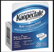 Thuốc Kaopectate® - Điều trị triệu chứng ợ nóng, đau bụng