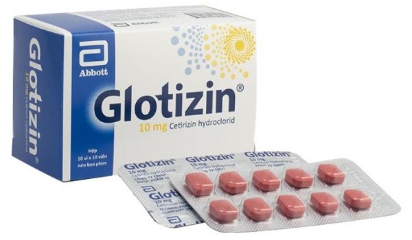 Thuốc Glotizin - Điều trị triệu chứng viêm mũi dị ứng theo mùa và quanh năm