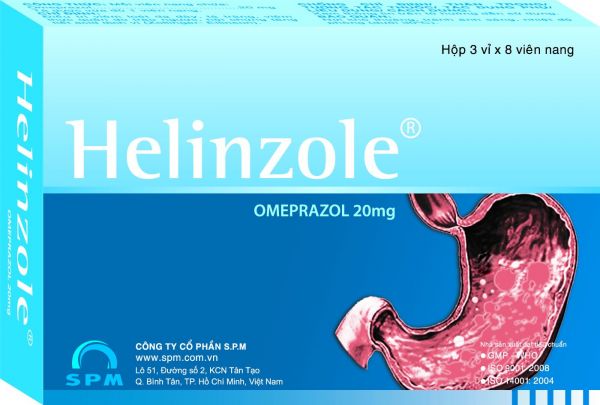 Thuốc Helinzole® - Điều trị chống trào ngược
