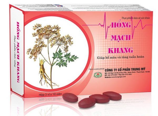 Hồng Mạch Khang - Thực phẩm bổ máu, hoạt huyết, tăng cường tuần hoàn