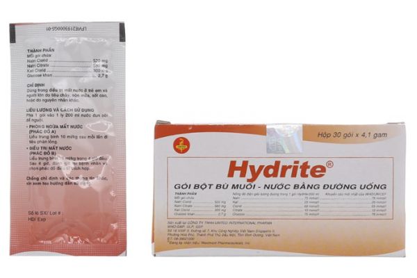 Thuốc Hydrite® - Bù nước và chất điện giải