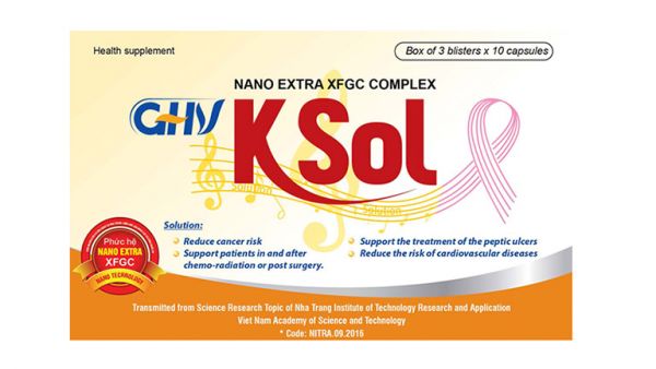 Thuốc KSol - Hỗ trợ bổ sung các chất chống oxy hóa