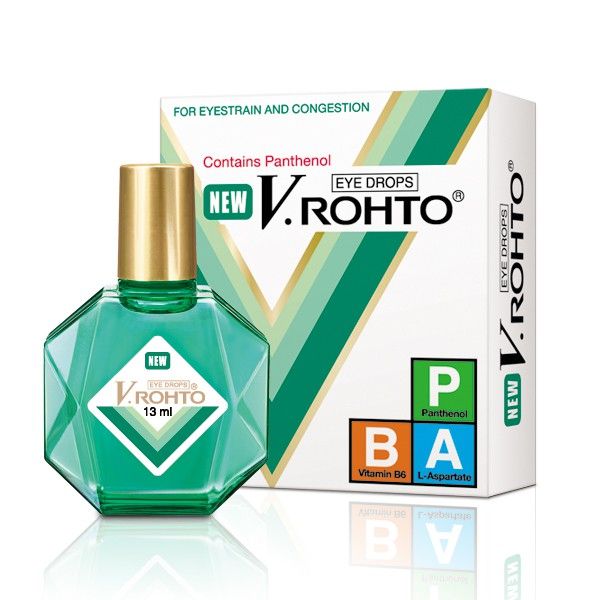 V.Rohto® - Hỗ trợ điều trị mỏi mắt, xung huyết kết mạc