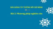 Bài 2: Phương pháp nghiên cứu