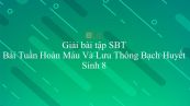 Giải bài tập SBT Sinh học 8 Bài 16: Tuần Hoàn Máu Và Lưu Thông Bạch Huyết