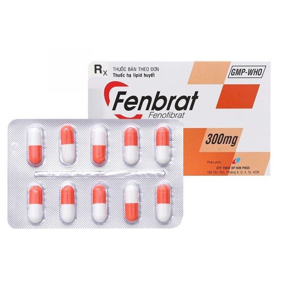 Thuốc Fenbrat 300mg - Giúp giảm axit trong máu