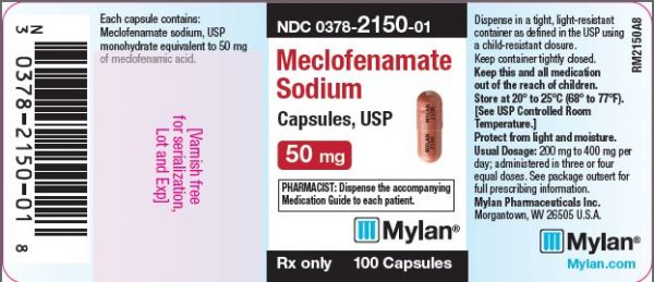 Thuốc Meclofenamate - Tác dụng giảm đau