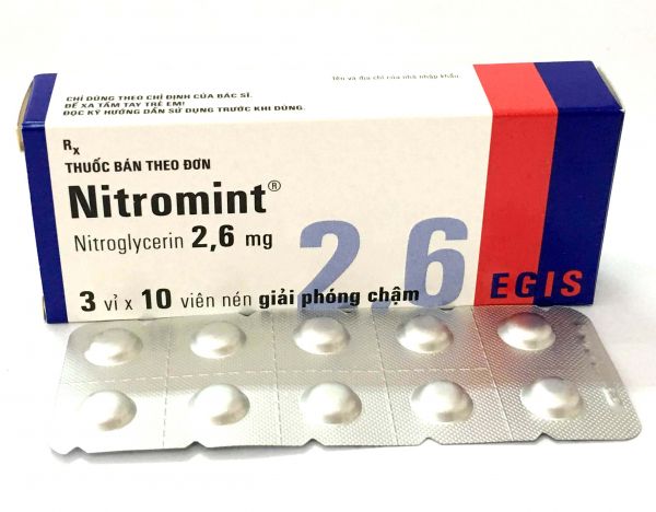 Thuốc Nitromint® -  Ngăn ngừa đau thắt ngực