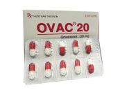 Thuốc Ovac 20 - Điều trị trào ngược dạ dày