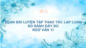 Soạn bài Luyện tập thao tác lập luận so sánh Ngữ văn 11 đầy đủ