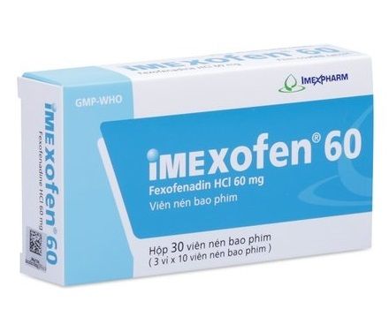 Thuốc Imexofen 60 - Điều trị viêm mũi dị ứng theo mùa