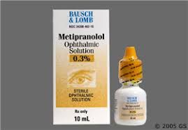 Thuốc Metipranolol - Điều trị bệnh về mắt