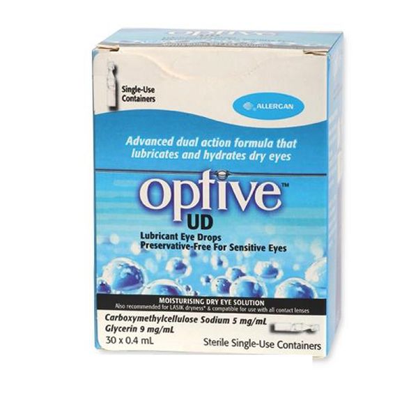 Thuốc Optive® UD - Giảm tình trạng khô và khó chịu sau phẫu thuật mắt