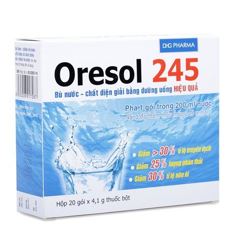Thuốc Oresol - Điều trị mất nước do tiêu chảy