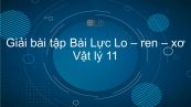 Giải bài tập SGK Vật lý 11 Bài 22: Lực Lo-ren-xơ