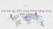 Giải bài tập SBT Địa lí 9 Bài 35: Vùng Đồng bằng sông Cửu Long