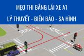 Tổng hợp các mẹo thi bằng lái xe máy A1 2020 thông dụng và dễ đậu nhất