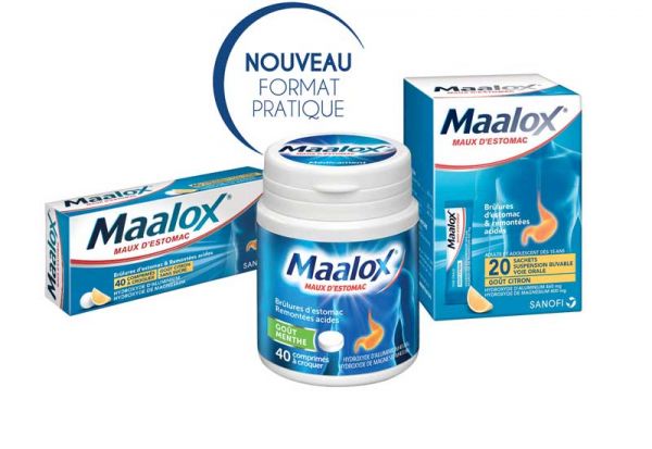 Thuốc Magie hydroxide + Nhôm hydroxide (Maalox®) -  Điều trị bệnh dạ dày, bệnh tiêu hóa