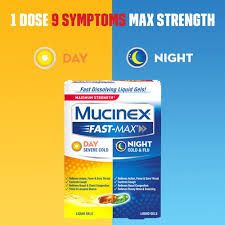 Thuốc Maximum Strength Mucinex® Fast - Giảm đau đầu, sốt, đau họng