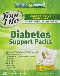Nature’s Bounty® Diabetes Support Packs - Bổ sung dinh dưỡng cho người đái tháo đường