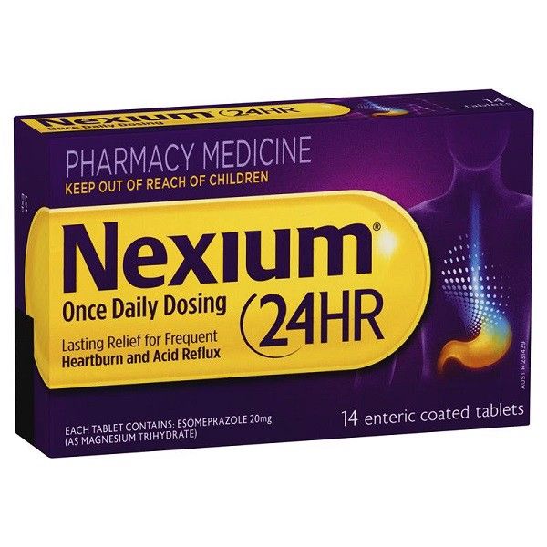 Thuốc Nexium 24HR® - Điều trị chứng ợ nóng thường xuyên