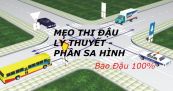 Tổng những mẹo thi đậu bằng lái xe máy A1 - Phần sa hình