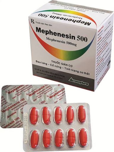 Thuốc Mephenesin 500mg - Thuốc giãn cơ