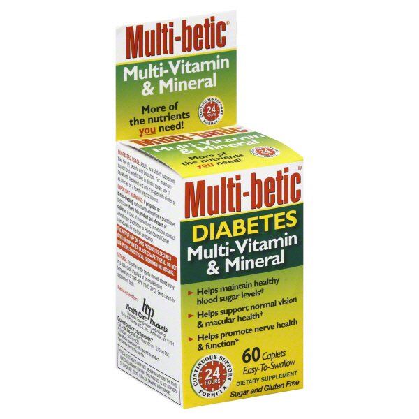 Thuốc Multi-betic® Diabetes Multi-Vitamin & Mineral - Điều trị bệnh tiểu đường