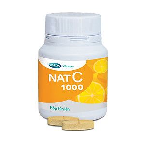 Thuốc Nat – C 1000® -  Điều trị tình trạng thiếu vitamin C, thiếu máu do thiếu sắt