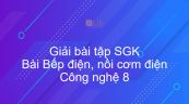 Giải bài tập SGK Công nghệ 8 Bài 42: Bếp điện, nồi cơm điện