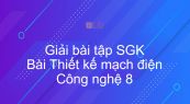 Giải bài tập SGK Công nghệ 8 Bài 58: Thiết kế mạch điện
