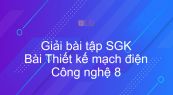 Giải bài tập SGK Công nghệ 8 Bài 58: Thiết kế mạch điện