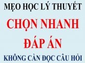 Tổng hợp những mẹo học lý thuyết thi bằng lái xe hạng B2 chuẩn nhất