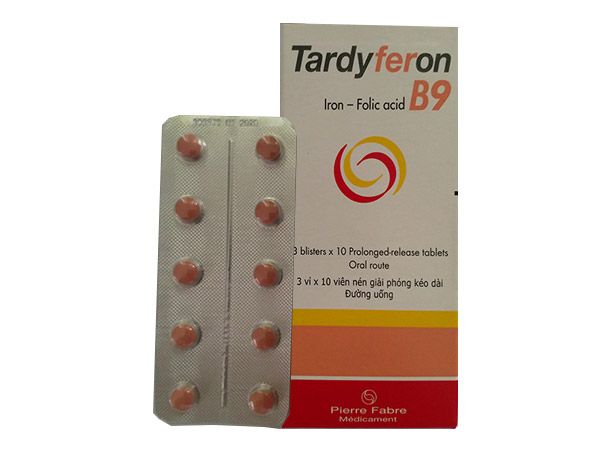 Thuốc Tardyferron® B9 - Bổ sung sắt và axit folic ở phụ nữ có thai
