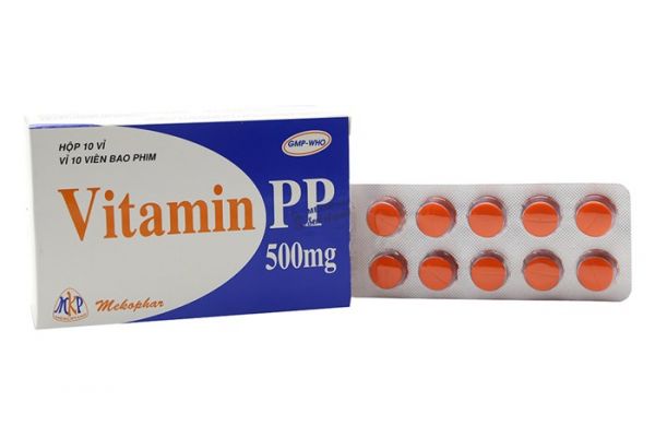 Vitamin PP 500mg - Tác dụng bổ sung  nicotinamid