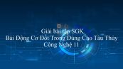 Giải bài tập SGK Công nghệ 11 Bài 35: Động Cơ Đốt Trong Dùng Cho Tàu Thủy