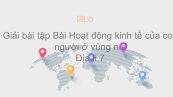 Giải bài tập SGK Địa lí 7 Bài 24: Hoạt động kinh tế của con người ở vùng núi