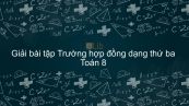 Giải bài tập SGK Toán 8 Bài 7: Trường hợp đồng dạng thứ ba