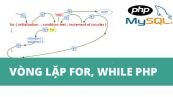 Vòng lặp for trong PHP