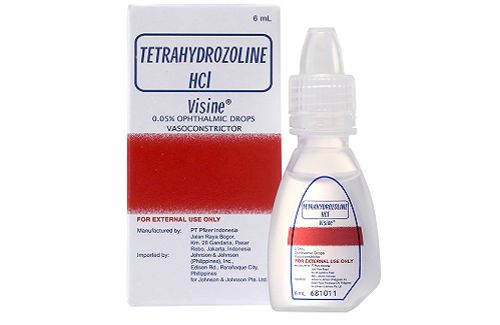 Thuốc Tetrahydrozoline - Làm giảm chứng đỏ do kích ứng mắt