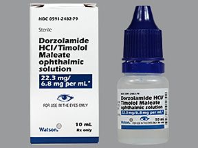 Thuốc Timolol + Dorzolamide - Điều trị áp lực cao trong mắt