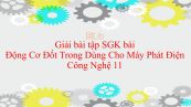 Giải bài tập SGK Công nghệ 11 Bài 37: Động Cơ Đốt Trong Dùng Cho Máy Phát Điện