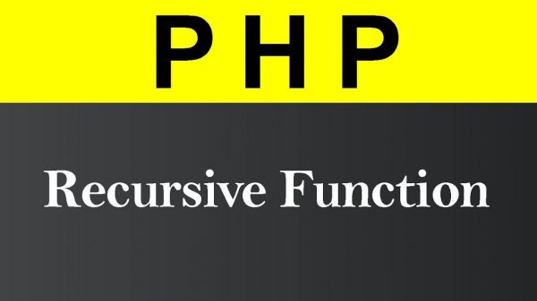 Đệ quy trong PHP