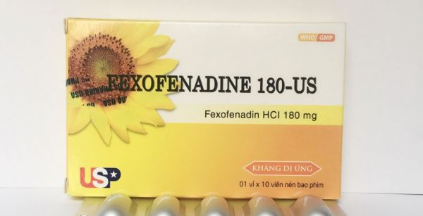 Thuốc Fexofenadine - Giảm các triệu chứng dị ứng như chảy nước mắt, chảy nước mũi