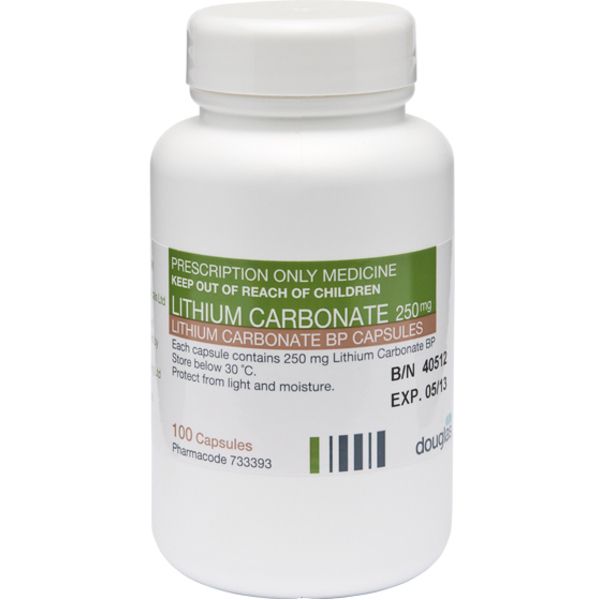 Thuốc Lithium - Điều trị các cơn hưng cảm do trầm cảm