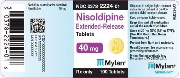 Thuốc Nisoldipine - Điều trị bệnh tăng huyết áp